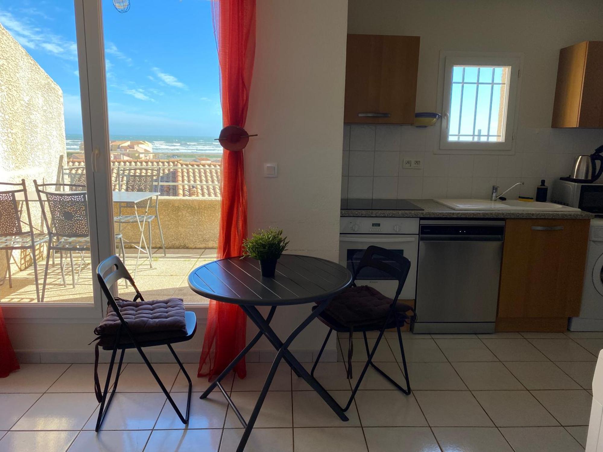 T3 Vue Mer Et Plage, Avec Wifi Et Parking Saint-Pierre-la-Mer  外观 照片